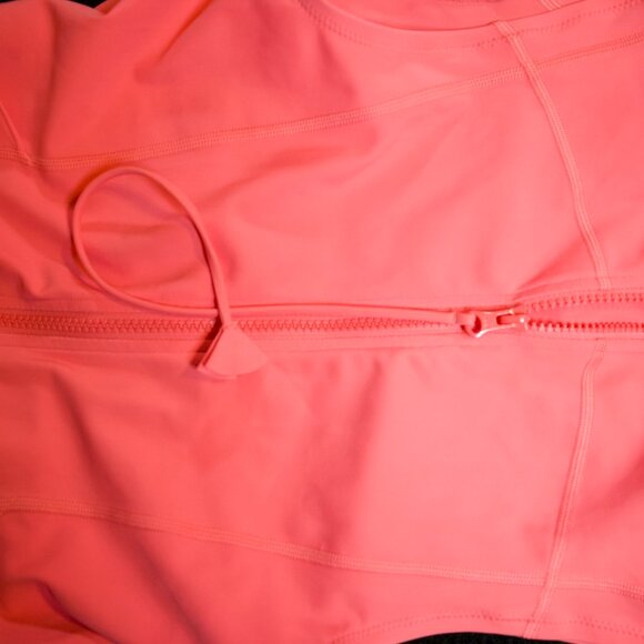 Lululemon Athletica Orange and Pink One Piece Swimsuit - Picture 2 of 5